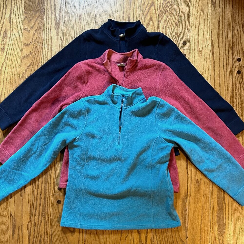 Women's L.L.Bean Fleece Pullovers--Size M